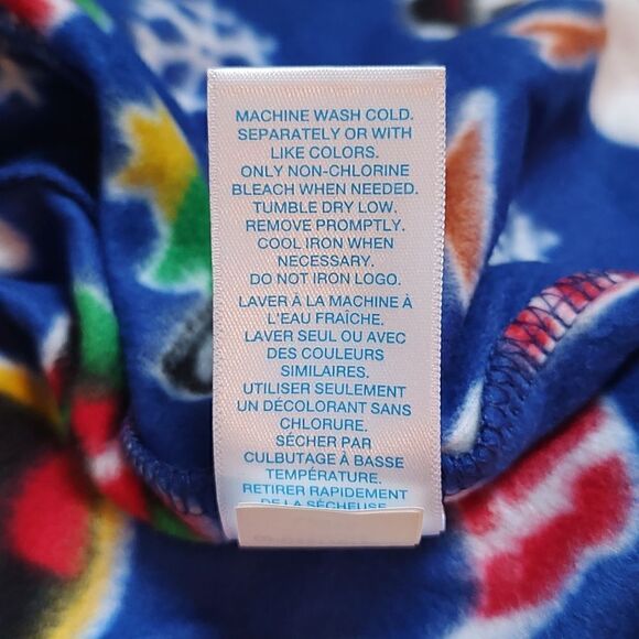 New The Children's Place 0-3 Months Christmas Fleece‎ Footed One Piece Pajama - Picture 7 of 7